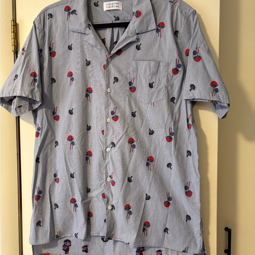 Libertine Mushroom Pattern Shirt XL